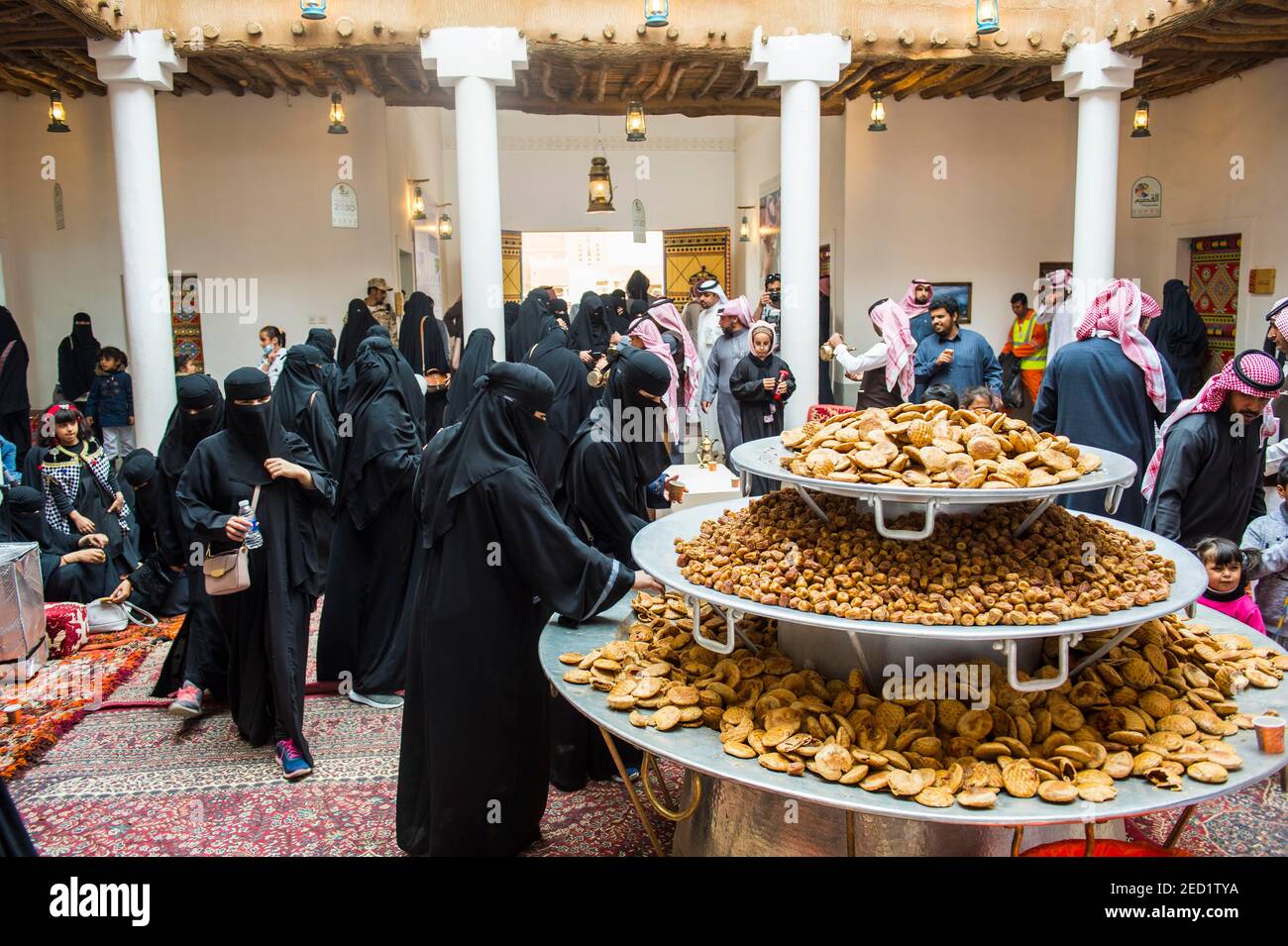 Arab Sweers, Al Janadriyah Festival, Riadh, Saudi-Arabien Stockfoto