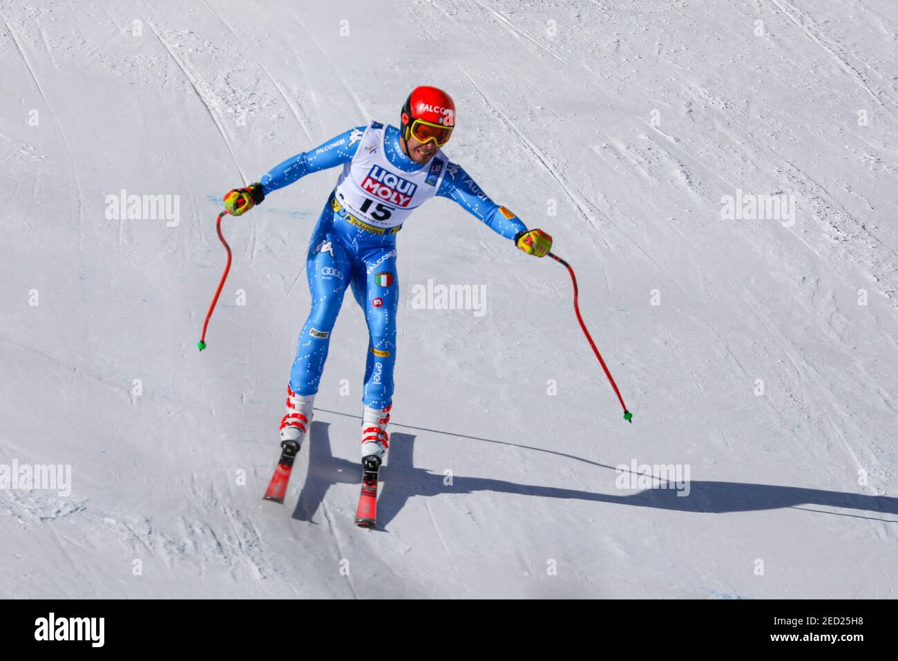 Vertigine, Cortina (BL), Italien, 14. Feb 2021, INNERHOFER Christof ITA während 2021 FIS Alpine Ski Weltmeisterschaften - Abfahrt - Männer, Alpinskirennen - Foto Luca Tedeschi / LM Stockfoto