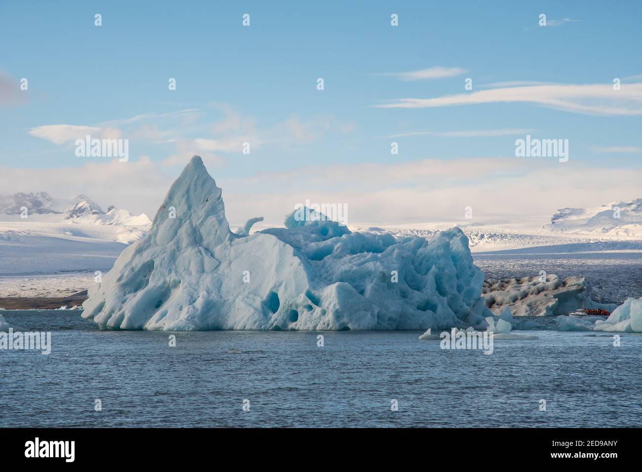 Eisberge auf der Jokulsarlon Glacier Lagoon im Süden Islands Stockfoto