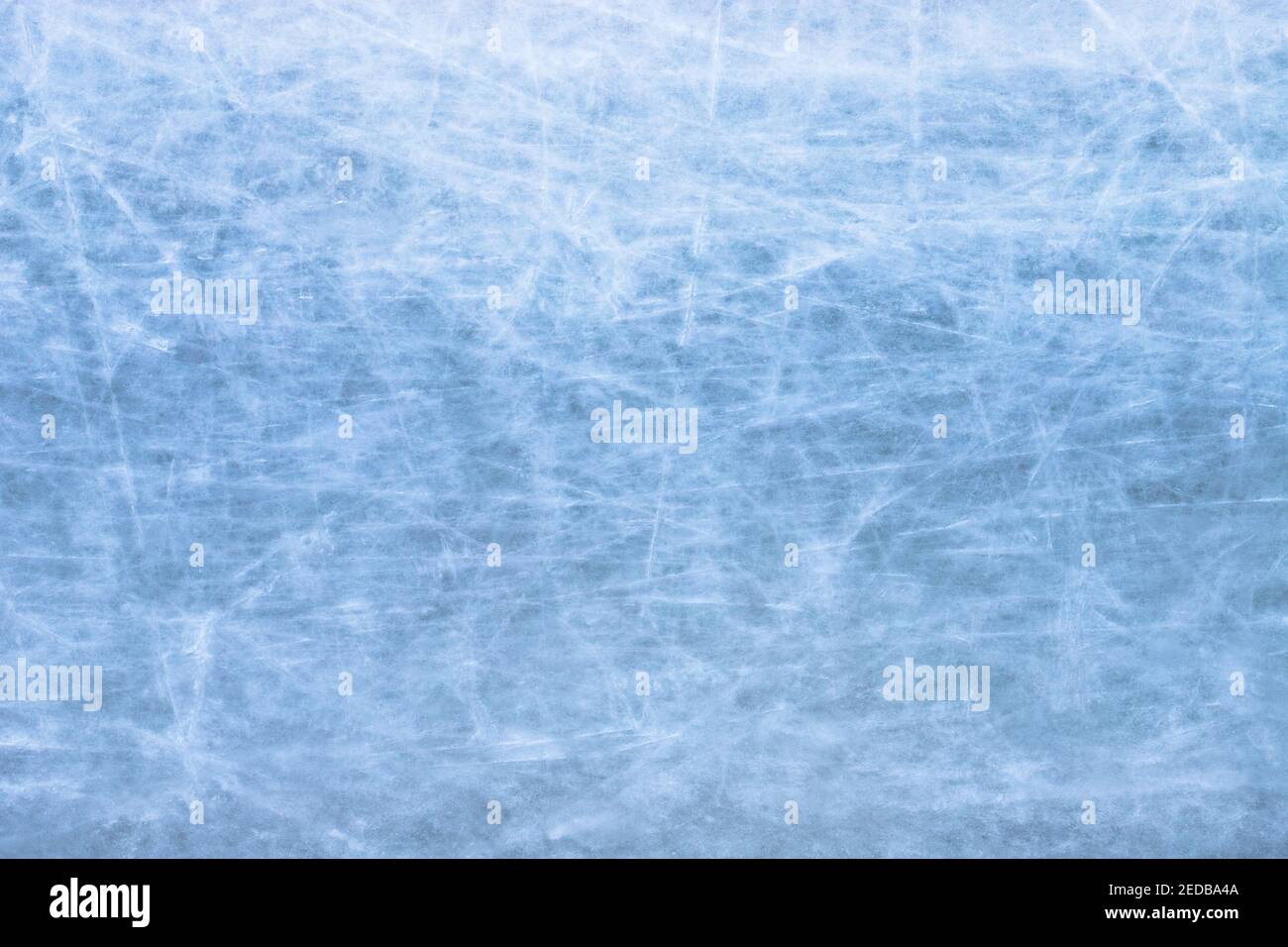 Nahaufnahme der Eisbahn Textur im Tageslicht bedeckt Stockfoto