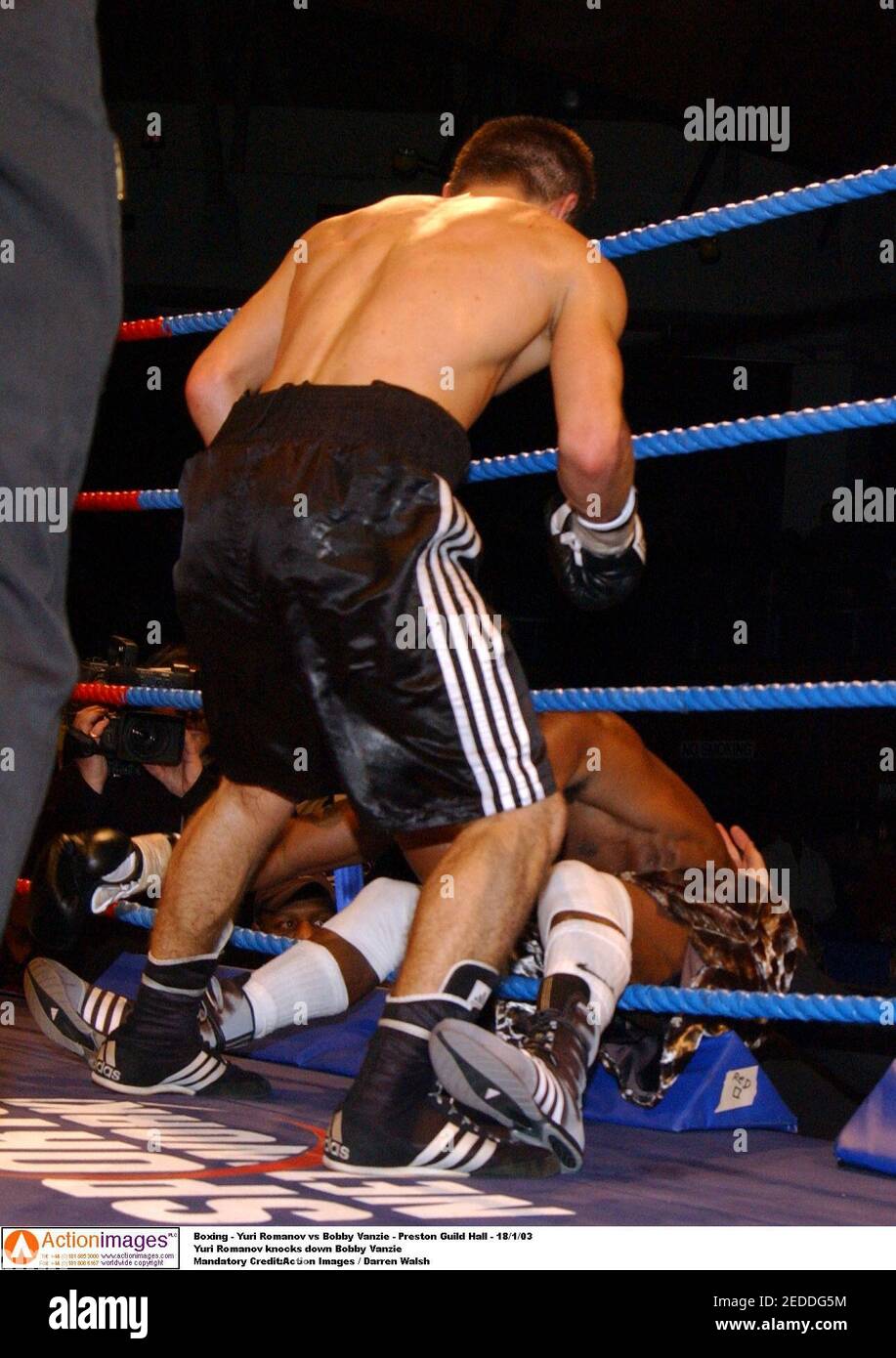 Boxen Yuri Romanov vs Bobby Vanzie Preston Guild Halle 18/1/03
