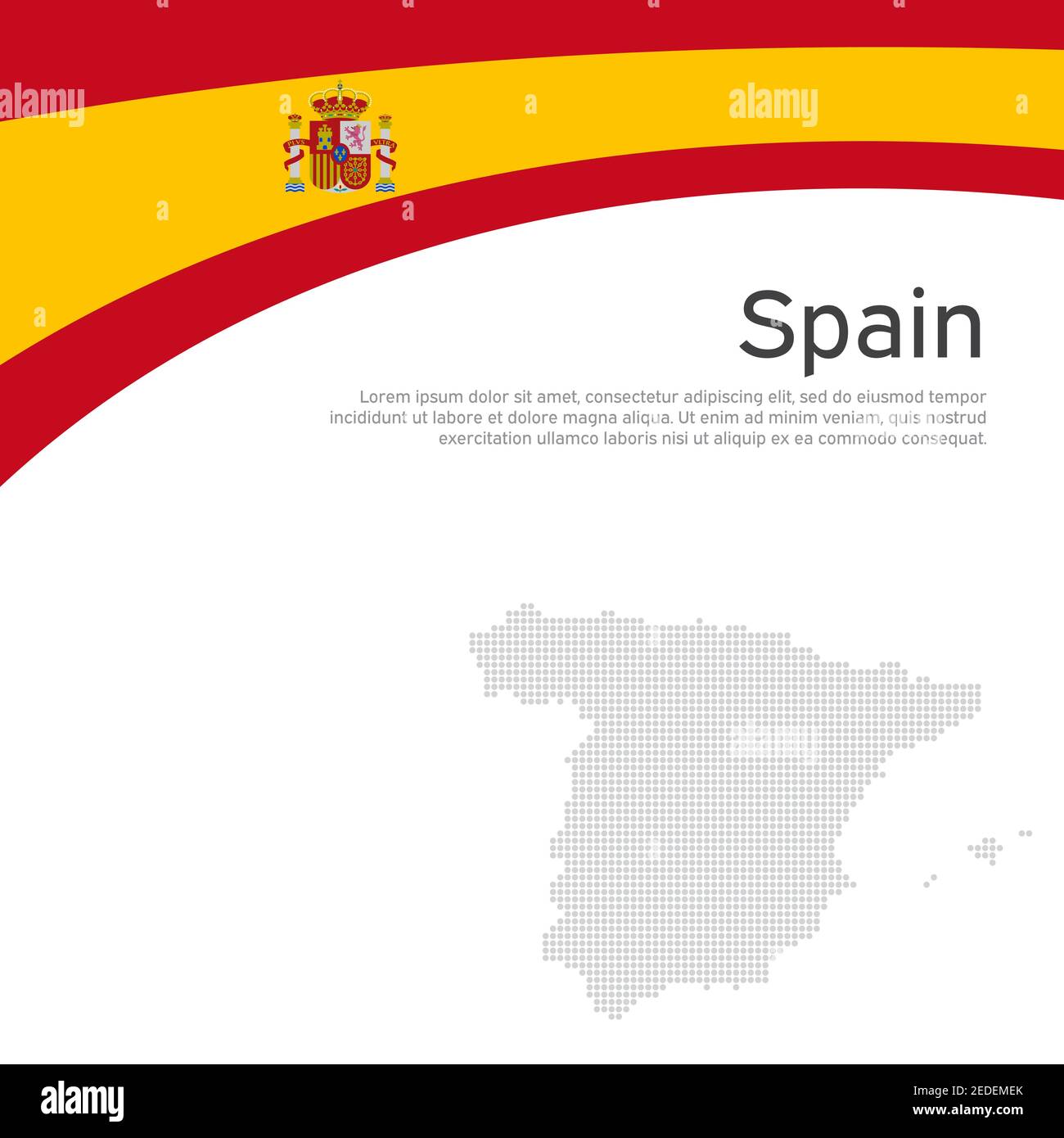 Spanische Flagge - Poster und Plakate
