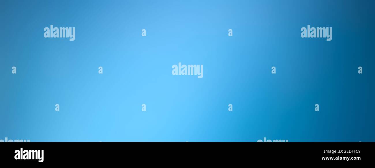Einfache kühlen Ton hellblau Gradienten abstrakt horizontalen Banner Hintergrund Stockfoto