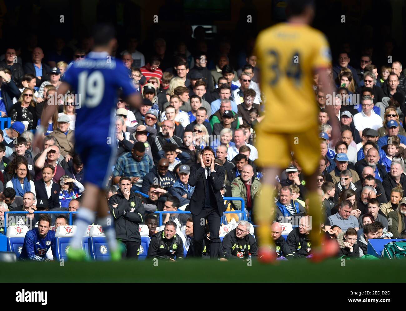 Britain Soccer Football Chelsea Gegen Crystal Palace Premier League Stamford Bridge 1 4 17 Chelsea Manager Antonio Conte Reuters Hannah Mckay Livepic Nur Fur Redaktionelle Verwendung Keine Verwendung Mit Nicht