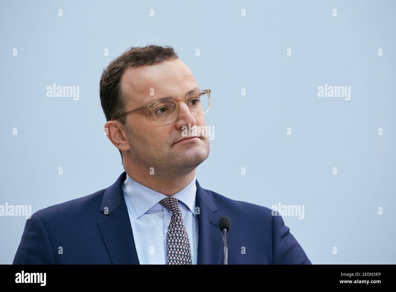 18,12.2020, Berlin, Berlin, Deutschland - Jens Spahn, Bundesgesundheitsminister bei der Pressekonferenz zum Thema Coronavirus-Impfung Ord Stockfoto