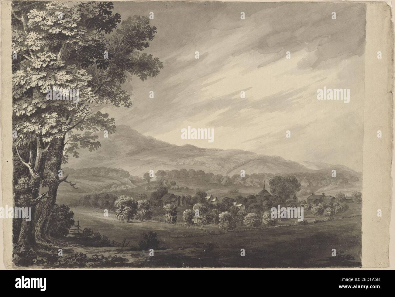 Blick auf Tapan oder Orange Town vom 28th. Sept. 1778 und endete am 15th. Juni 1780 an Bord des Littledale Transport auf der Passage von Charles Town nach New York. A. R Stockfoto