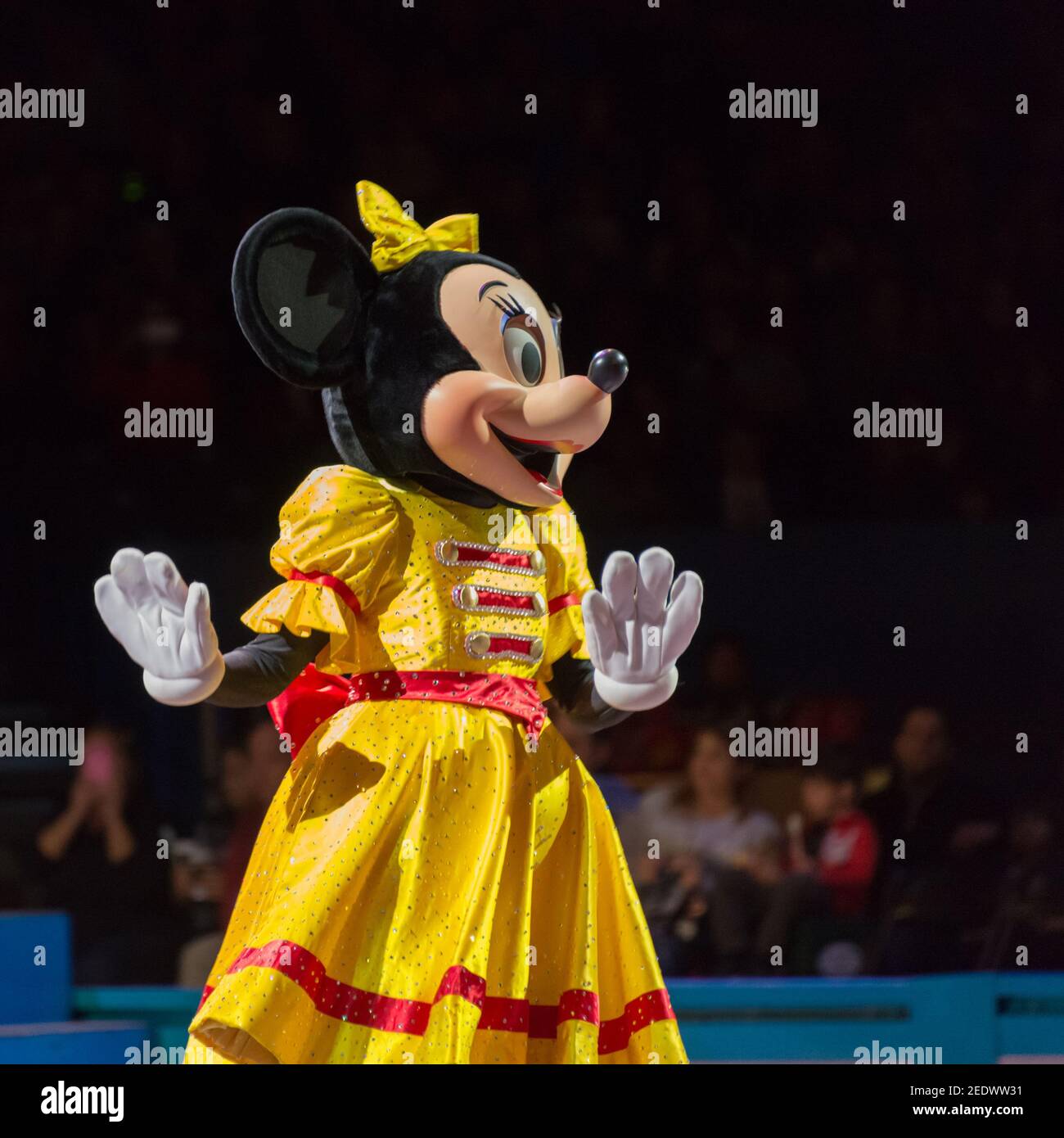 Disney On Ice, Toronto, Kanada - 19. März 2016. Die Show zum 100. Jahrestag Stockfoto