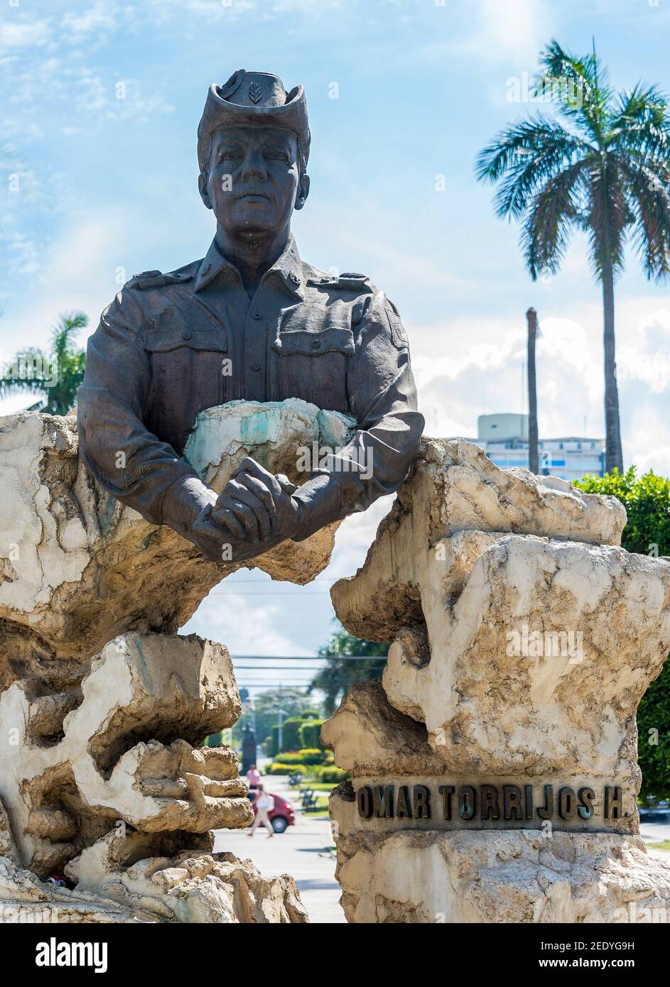 Omar Torrijos Denkmal in Havanna, Kuba Stockfoto