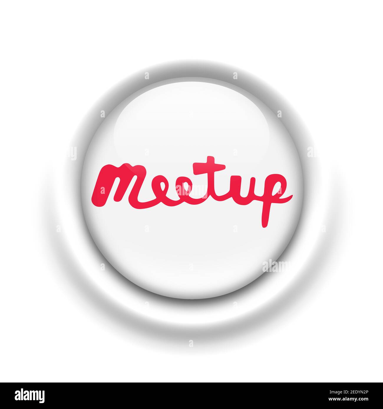 Meetup-Logo Stockfoto