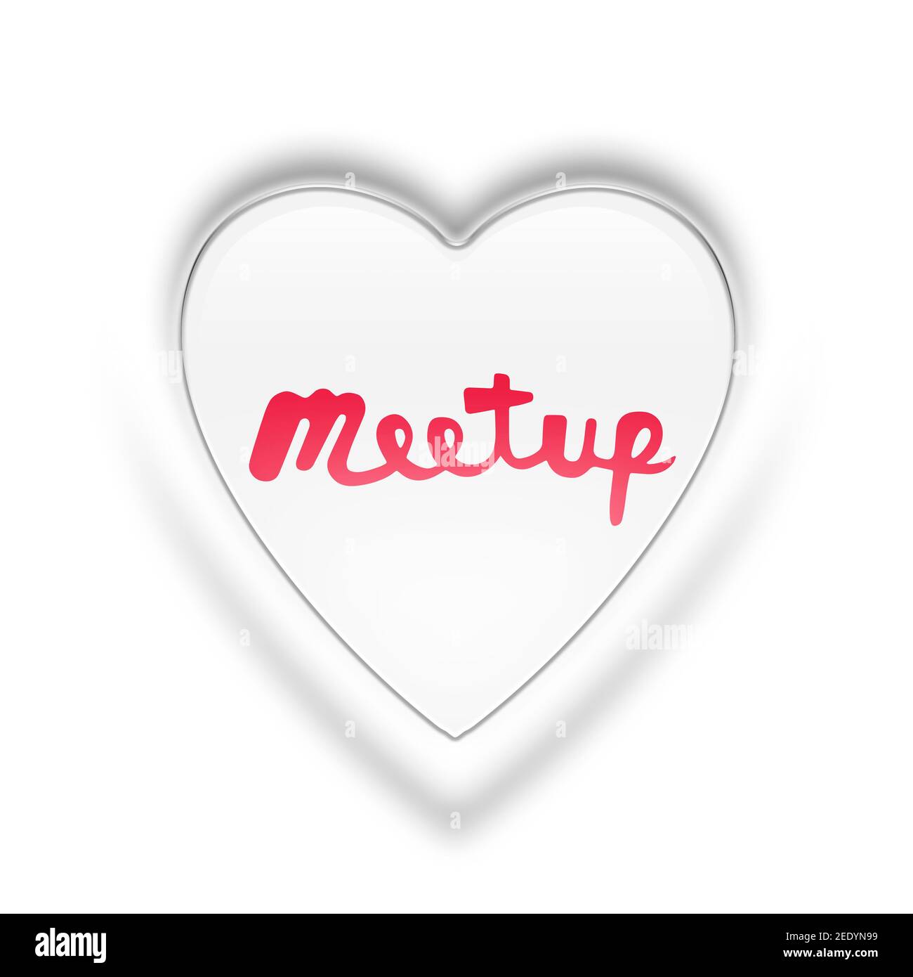 Meetup-Logo Stockfoto