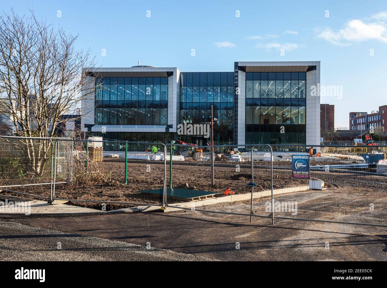 Stockton on Tees, UK,15th. Februar 2021. Das Unternehmen Fujifilm Diosynth Biotechnologies wurde kürzlich von Premierminister Boris Johnson besucht. Das Unternehmen produziert 60 Millionen Dosen des Novavax-Impfstoffs für Großbritannien. Kredit David Dixon /Alamy Stockfoto