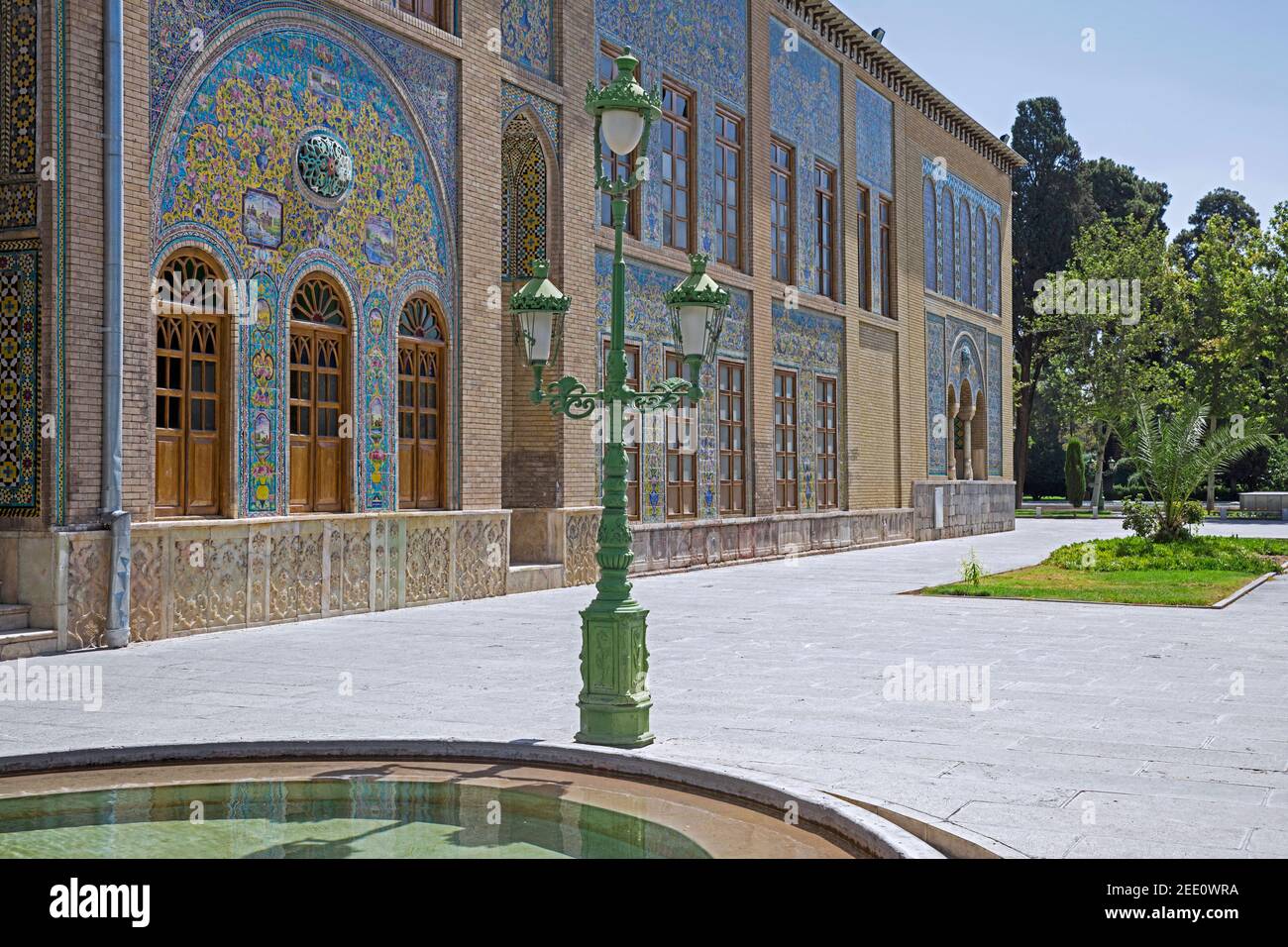 Golestan Palace, ehemaliger königlicher Qajar-Komplex in der Hauptstadt Teheran, Iran Stockfoto