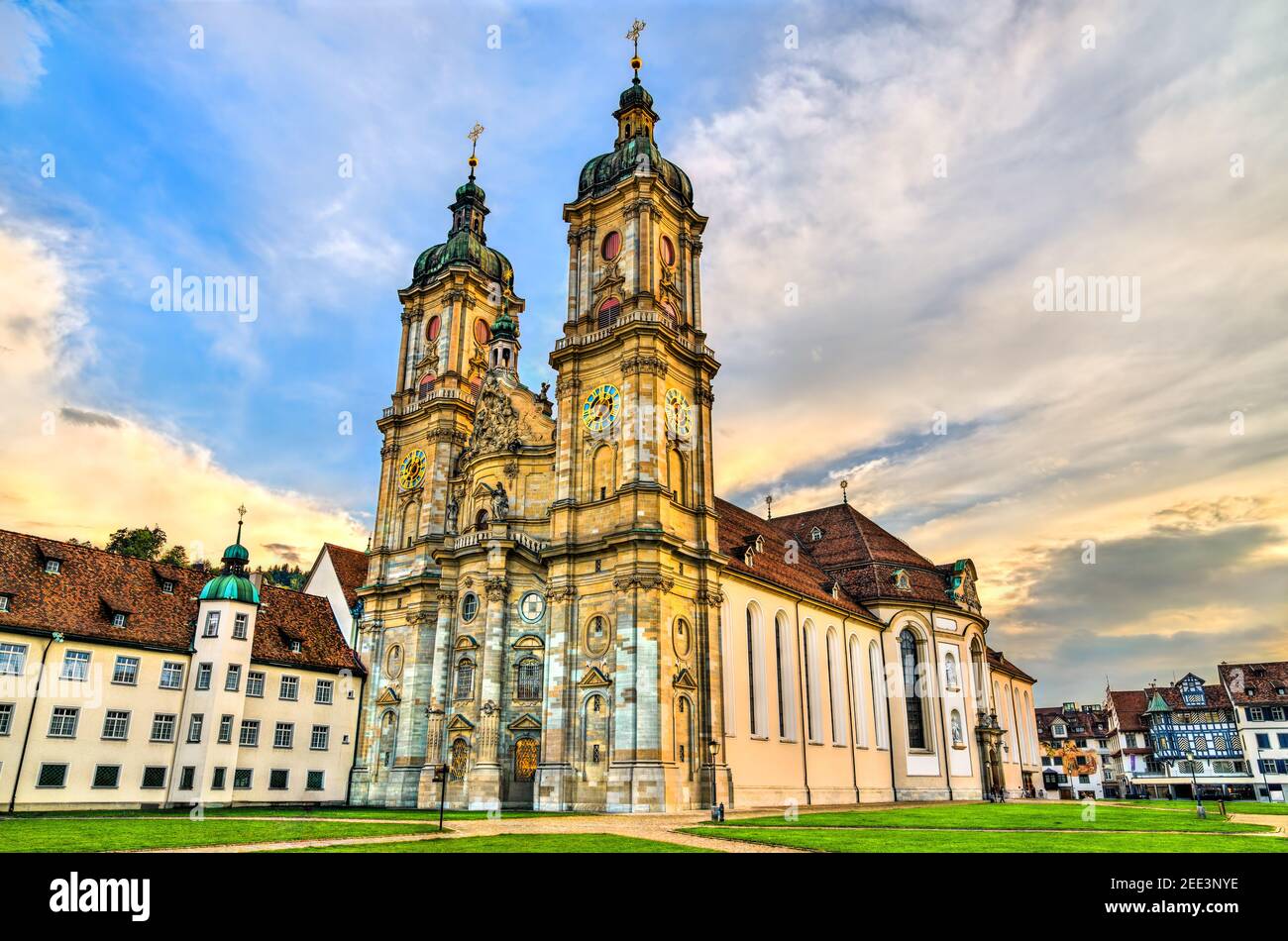 Kathedrale von St. Gallen, Schweiz Stockfoto