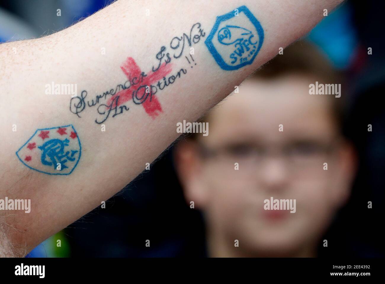 Soccer Fan Tattoo Stockfotos Und Bilder Kaufen Alamy