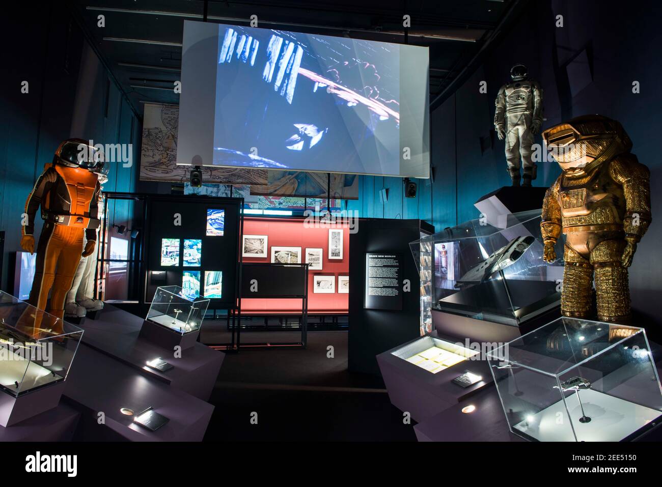 Blick in die Ausstellung Into the Unknown: A Journey Through Science Fiction, im Barbican, London. Bilddatum: Donnerstag, 1st. Juni 2017. Bildnachweis sollte lauten: © DavidJensen/EMPICS Entertainment Stockfoto