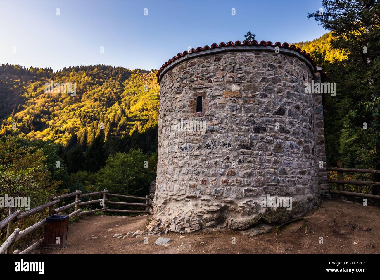 Das Kloster Sumela ist ein griechisch-orthodoxes Kloster Stockfoto