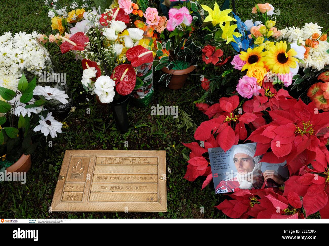 Formel 1 ayrton senna grab -Fotos und -Bildmaterial in hoher Auflösung