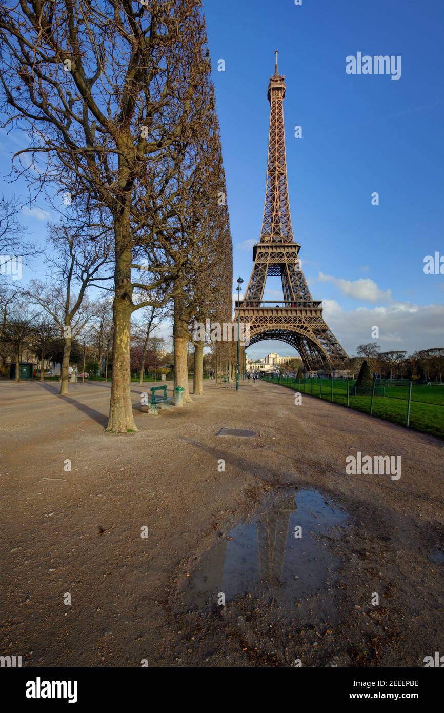 Eiffelturm, Paris, Frankreich Stockfoto