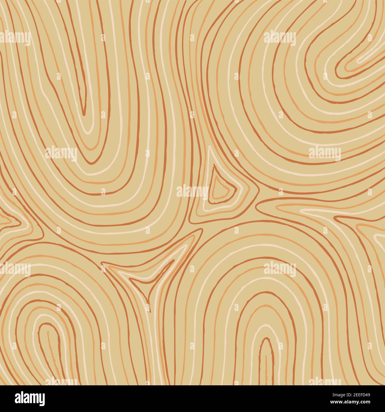 Australian Waterhole Landscape Aboriginal Art Hintergrund im Vektorformat. Stock Vektor