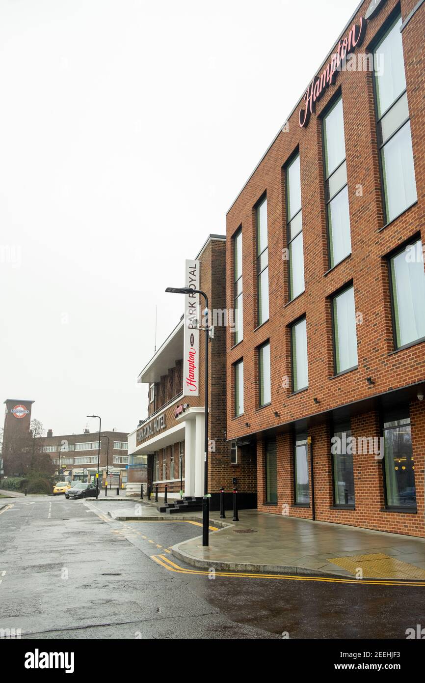 London - Park Royal Hotel / Hampton by Hilton. WESTERN Avenue West London Stockfoto