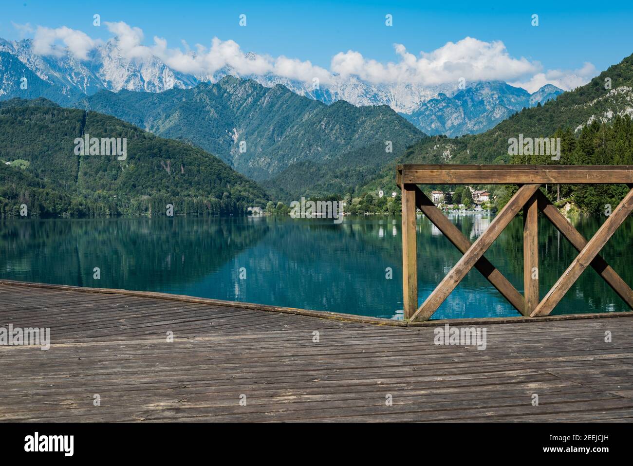 Lago di Barcis Stockfoto
