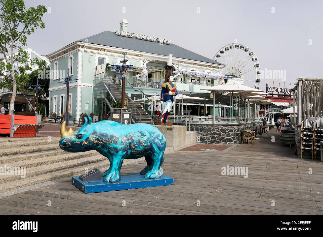 Die V&A Waterfront, Kapstadt, Western Cape Province, Südafrika. Stockfoto