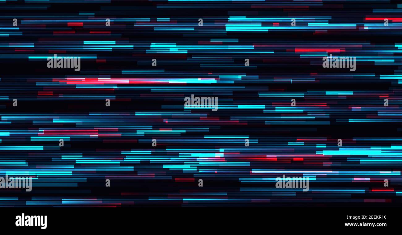 Glitch-Vektorrahmen. Symbol des Cyberpunk, Hacker-Angriff. Modernes Design, technologischer Fehler. Textur und Effekt für Ihr Design. Stock Vektor