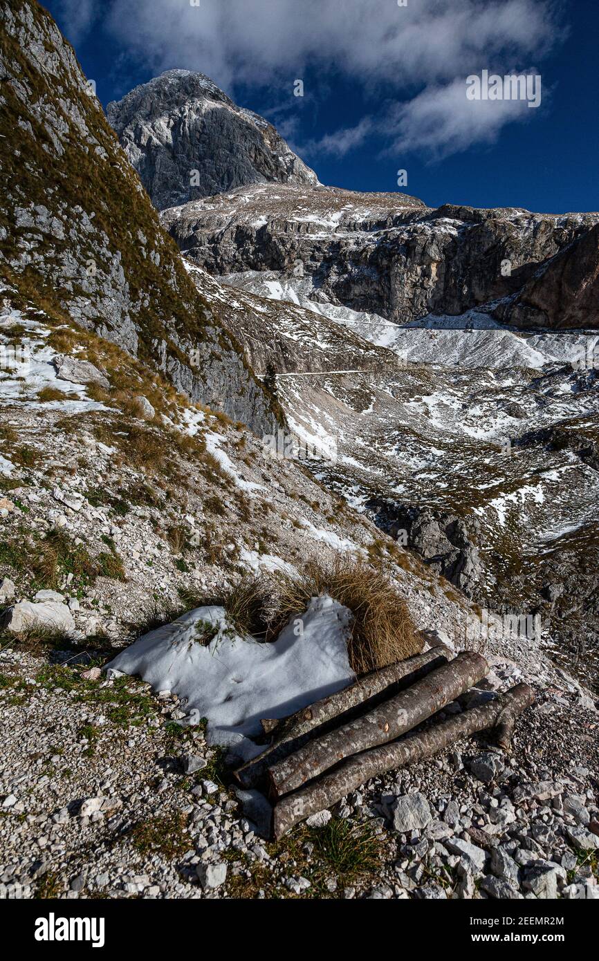 Die Julischen Alpen In Slowenien Stockfoto