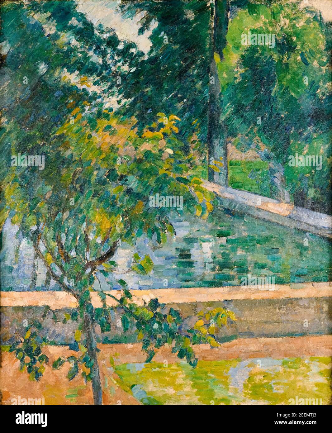 Paul Cezanne, Le Bassin du Jas de Bouffan (der Pool von Jas de Bouffan