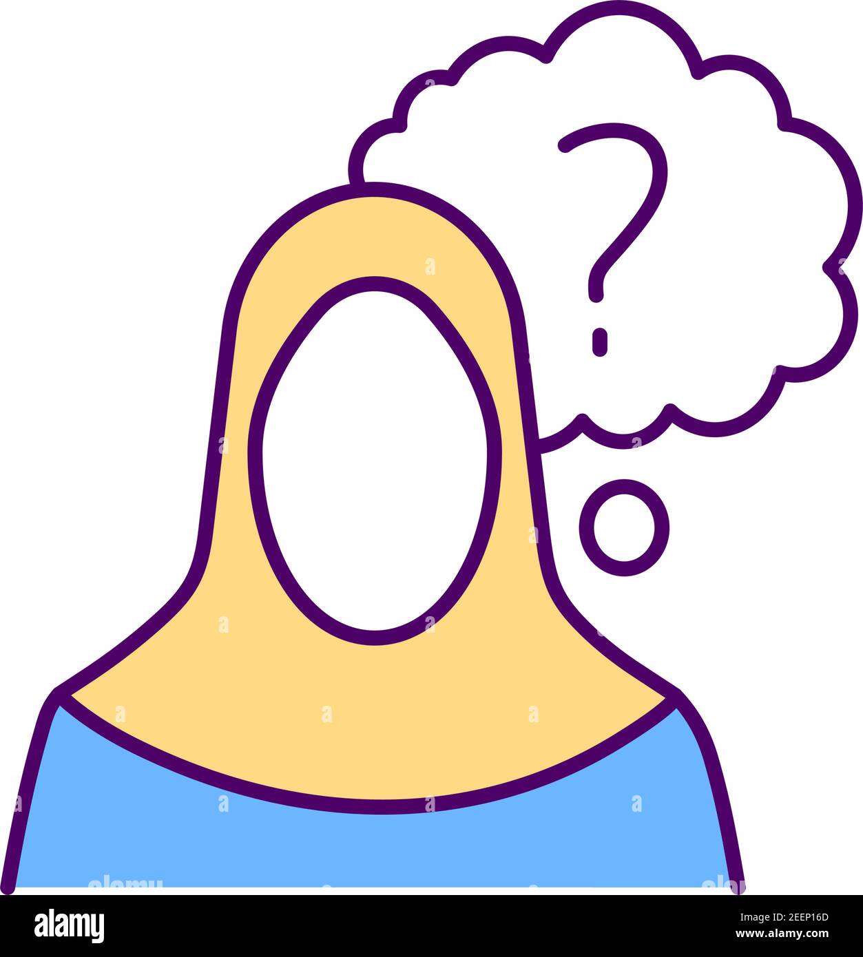 Kulturelle Vielfalt am Arbeitsplatz RGB-Farbsymbol Stock Vektor