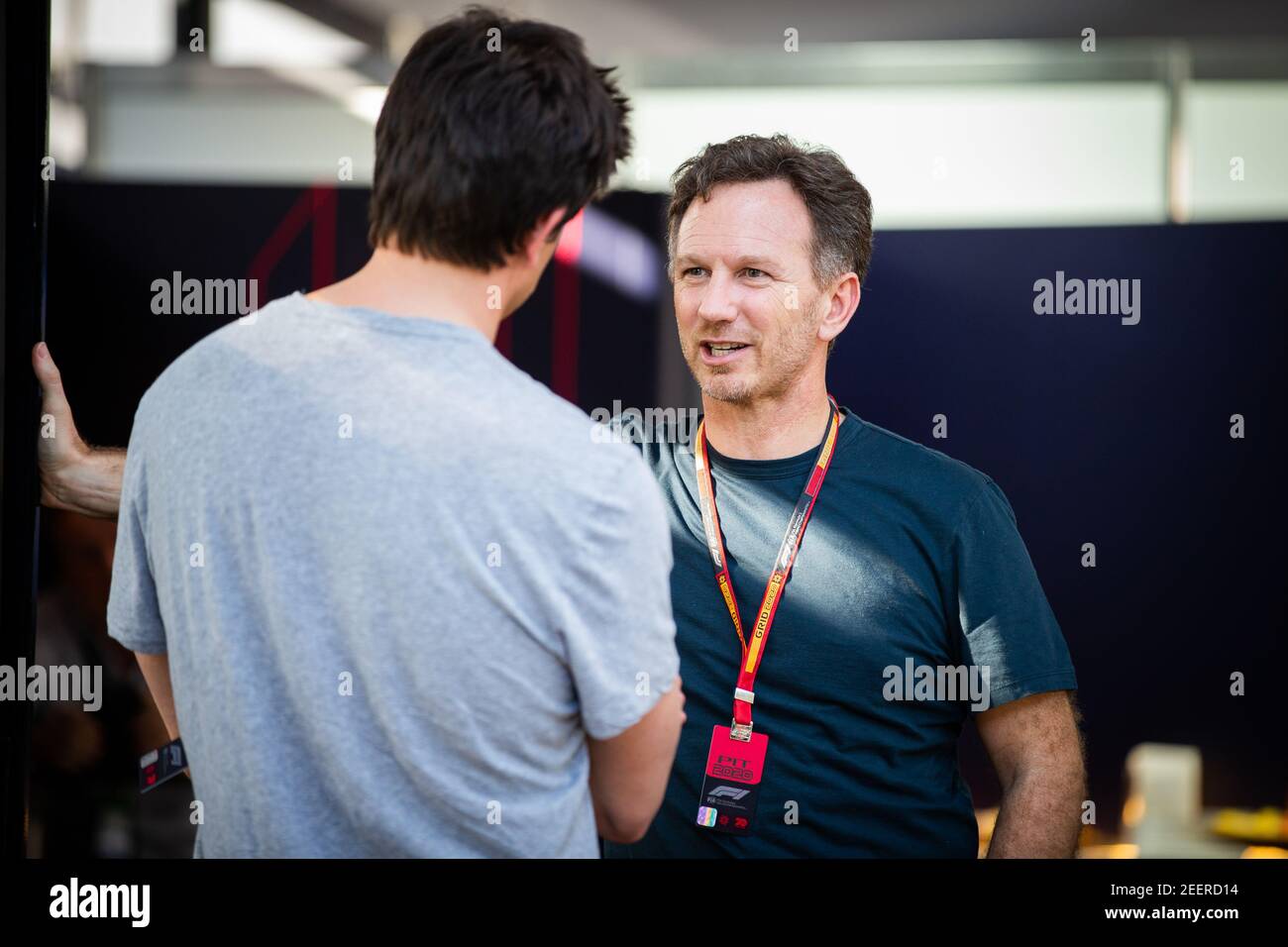 HORNER Christian (gbr), Teamchef von Aston Martin Red Bull Racing, Portrait während des Formel 1 Rolex Australian Grand Prix 2020 vom 13. Bis 15. März 2020 auf dem Albert Park Grand Prix Circuit in Melbourne, Australien - Foto Antonin Vincent / DPPI Stockfoto