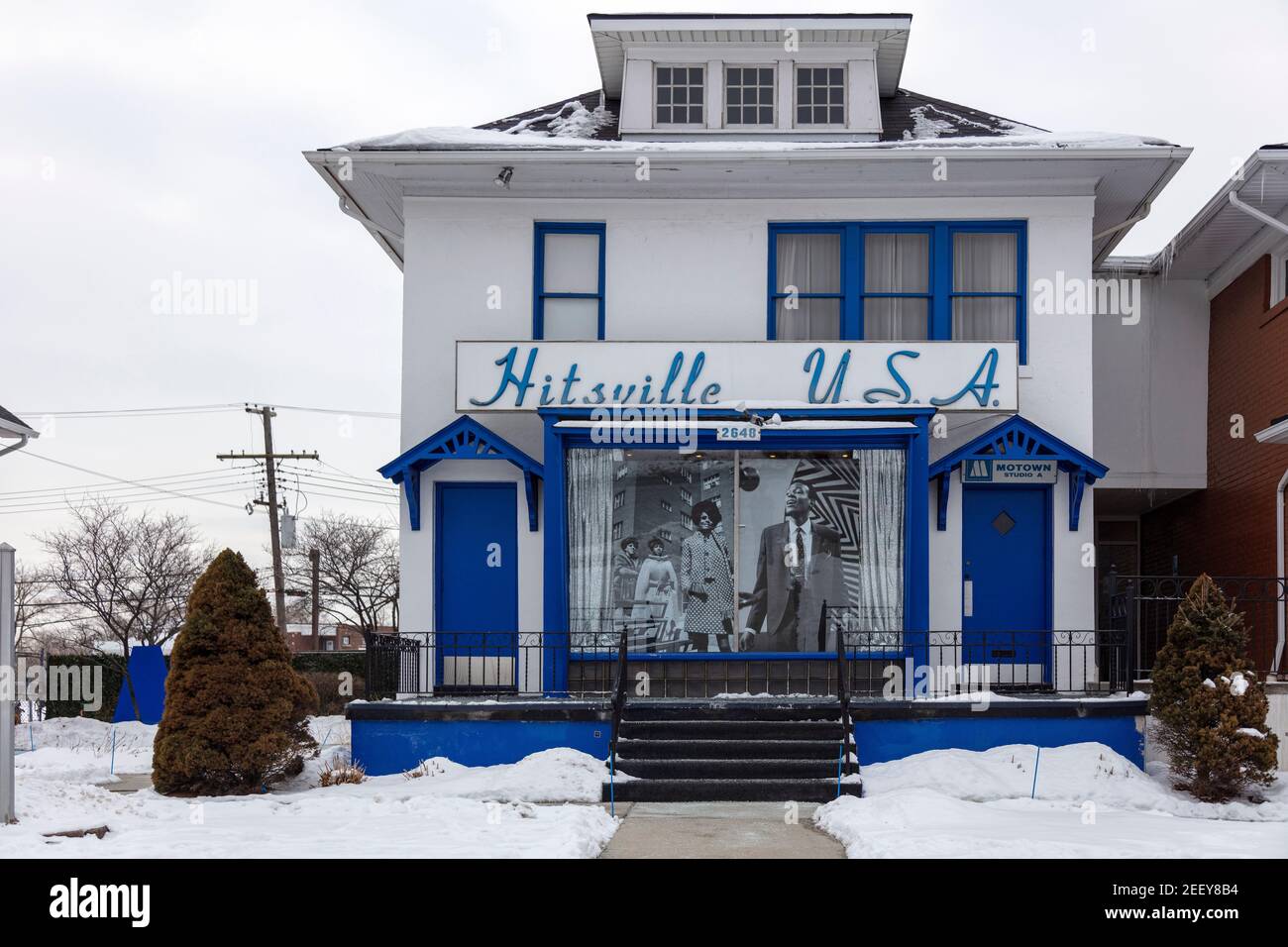 Hitsville, USA, Motown, Detroit, Michigan, USA, von James D. Coppinger/Dembinsky Photo Assoc Stockfoto