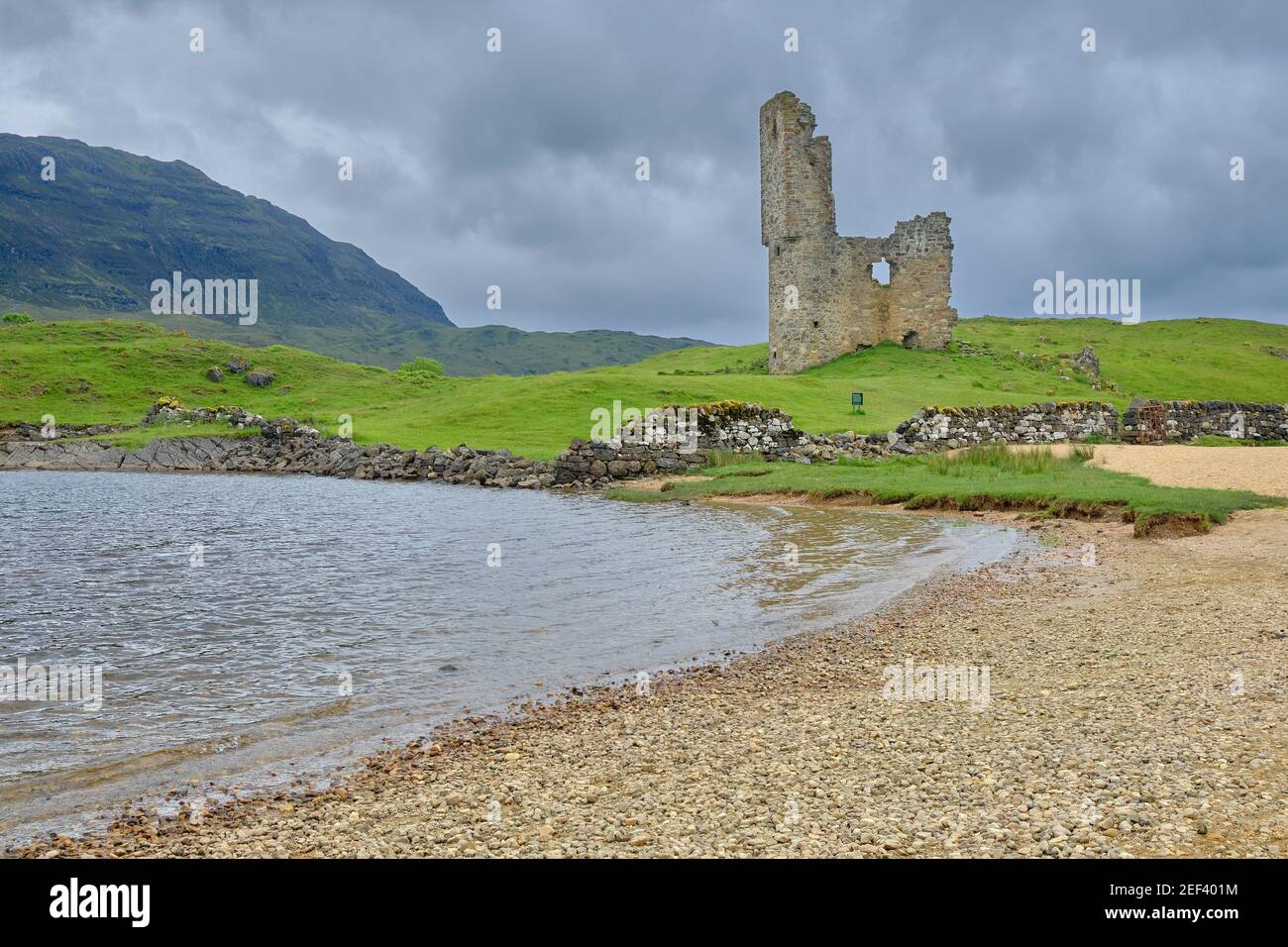 Ardvreck Castle Stockfoto