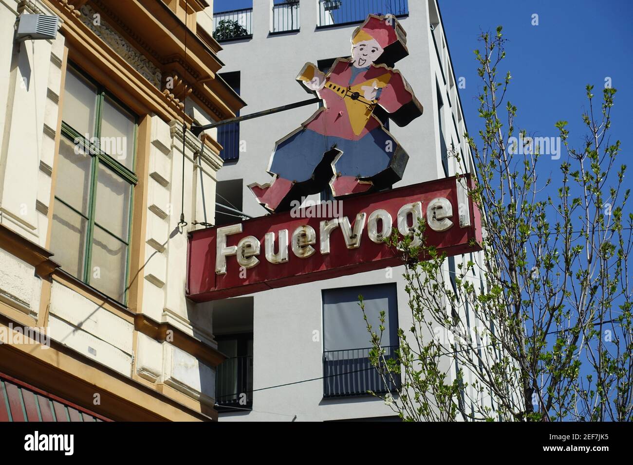 Wien, Restaurant Feuervogel Stockfoto Wien, Restaurant Feuervogel Stockfoto