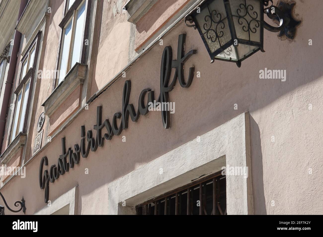 Wien, Ungargasse 34, ehemaliges Gasthaus Stockfotografie Alamy