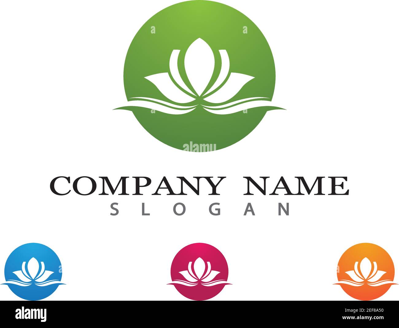 Schönheit Vektor Blumen design Logo-Vorlage-Symbol Stock Vektor