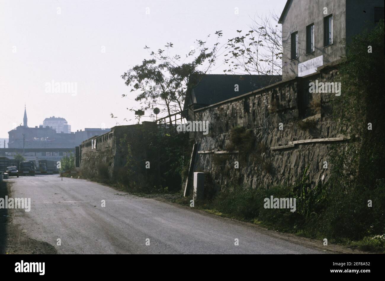 Wien, Nordbahnhof in den 1980ern, heute Stadtentwicklungsgebiet Stockfoto