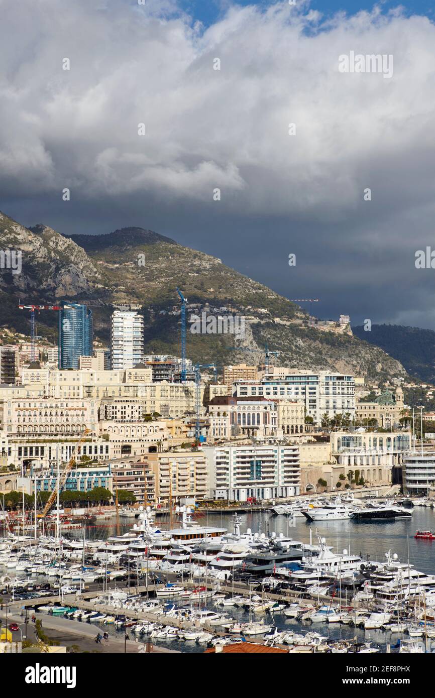 Stadtbild von Monte Carlo, Fürstentum Monaco Stockfoto