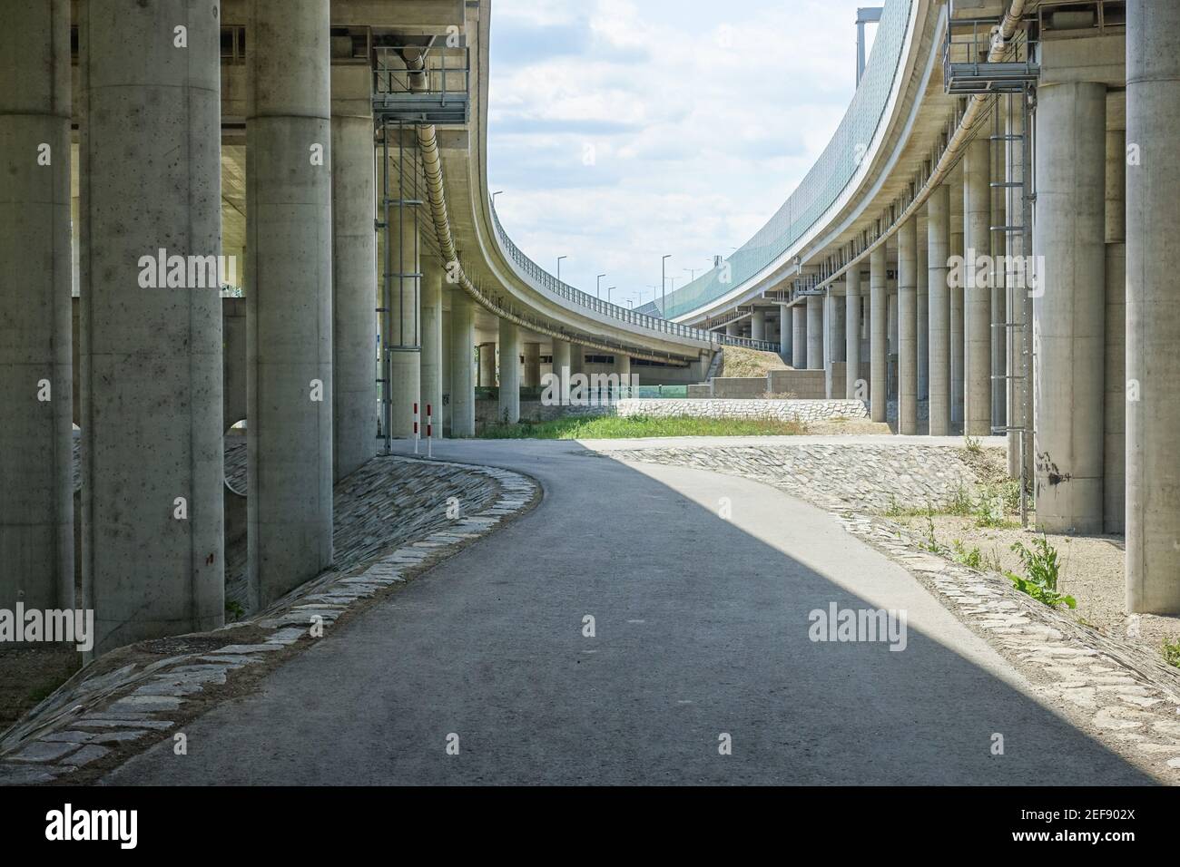 Wien, Südosttangente, Autobahn A23 Stockfoto