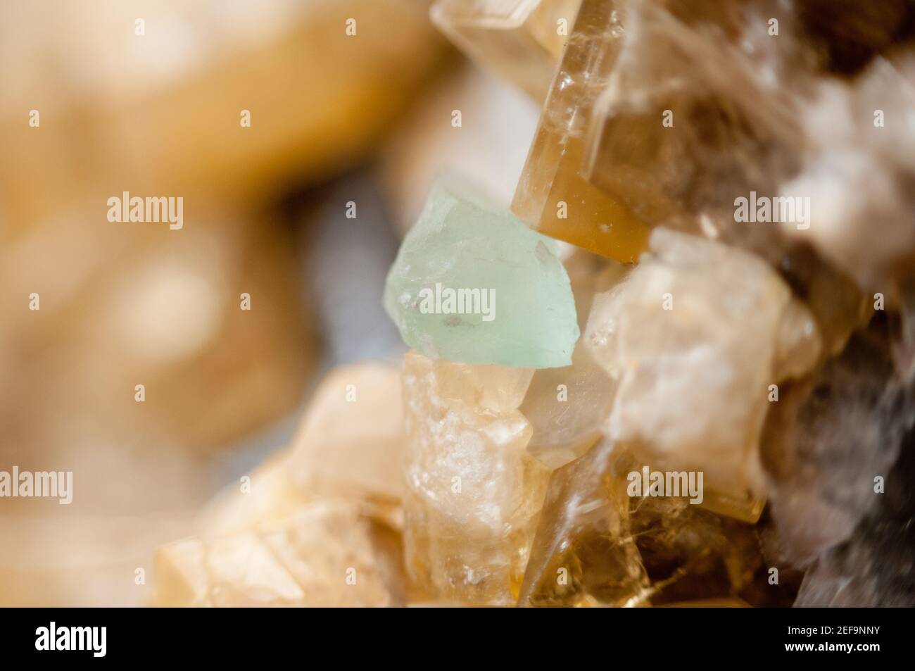 Barite mit celestin Stockfoto