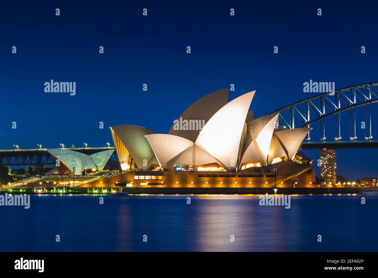 6. Januar 2019: sydney Opera House, ein Zentrum für darstellende Künste in Sydney Harbour in Sydney, New South Wales, Australien. Es wurde ein Stockfoto