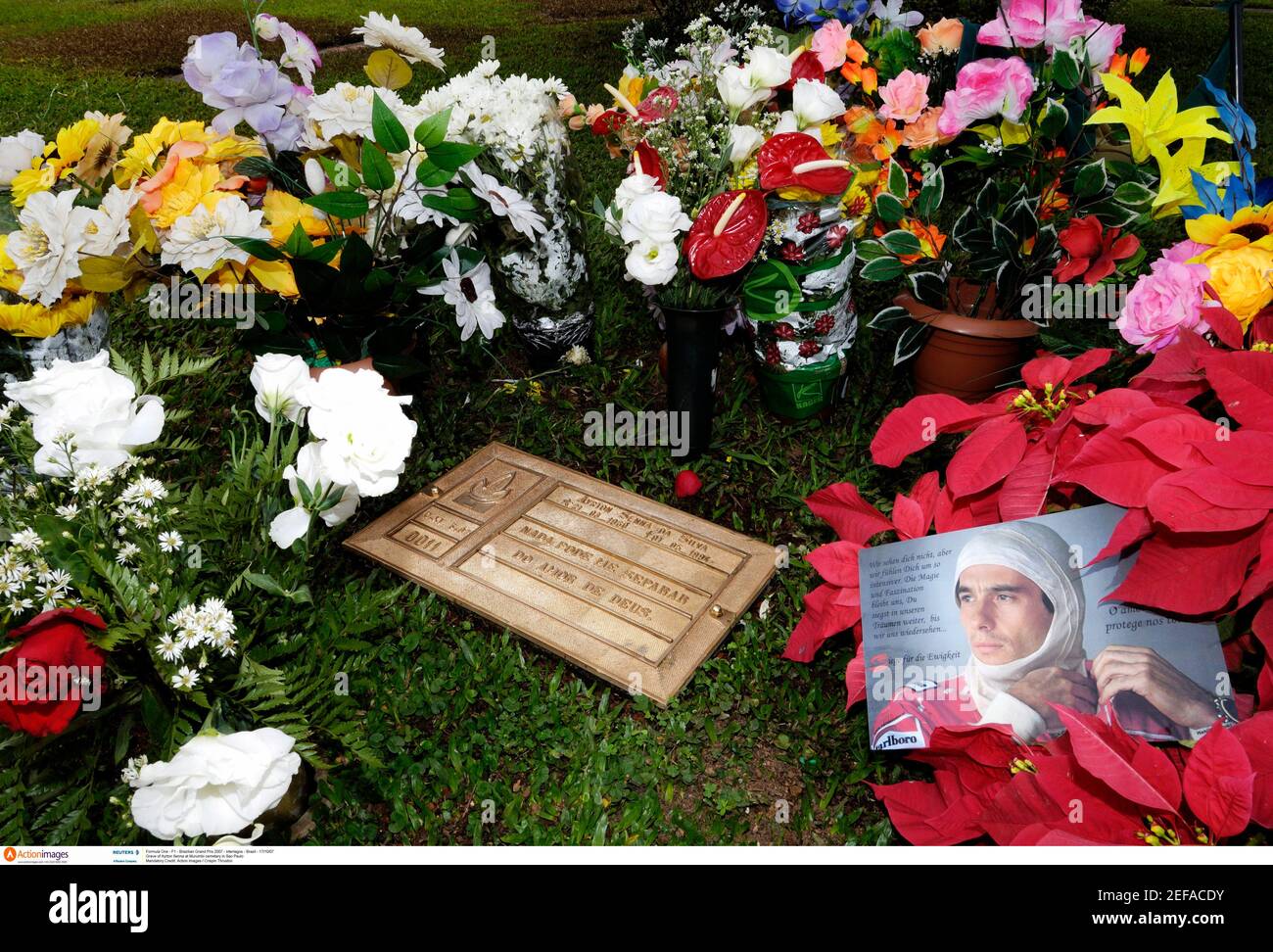 Formel 1 ayrton senna grab -Fotos und -Bildmaterial in hoher Auflösung