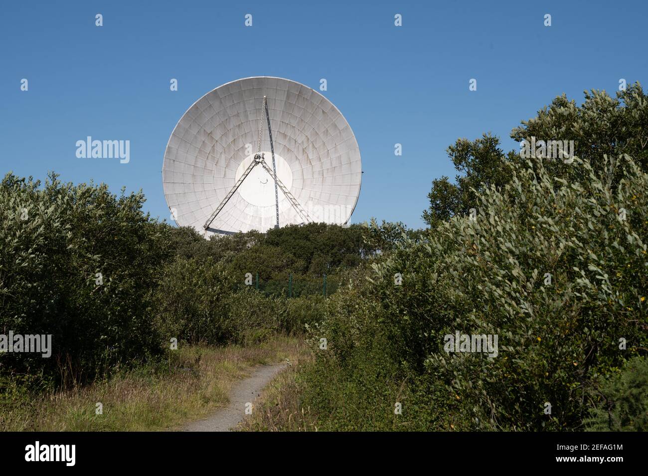 Goonhilly Down Satellite Dish, Cornwall Stockfoto