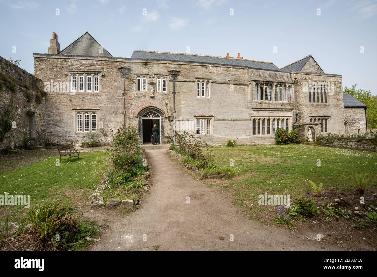 Kloster Lanhearne, Cornwall Stockfoto