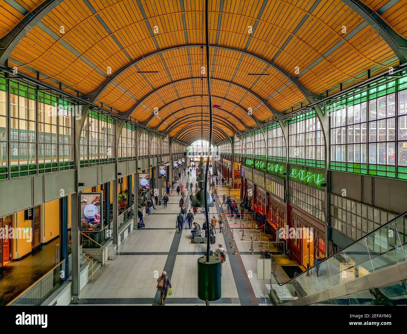 Breslau Polen März 5 2019 Hauptgebäude der Hauptbahn Station Stockfoto