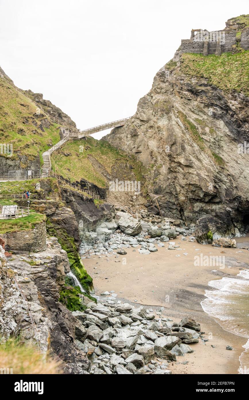 Tintagel, Cornwall Stockfoto