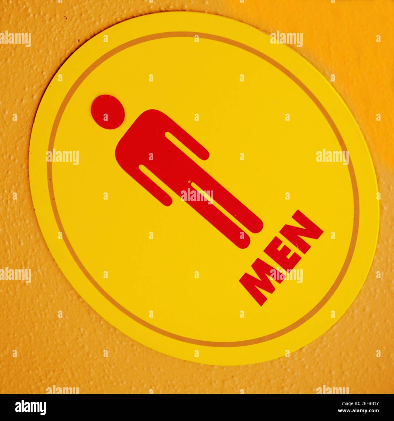 Nahaufnahme eines männlichen Schildbretts Stockfoto