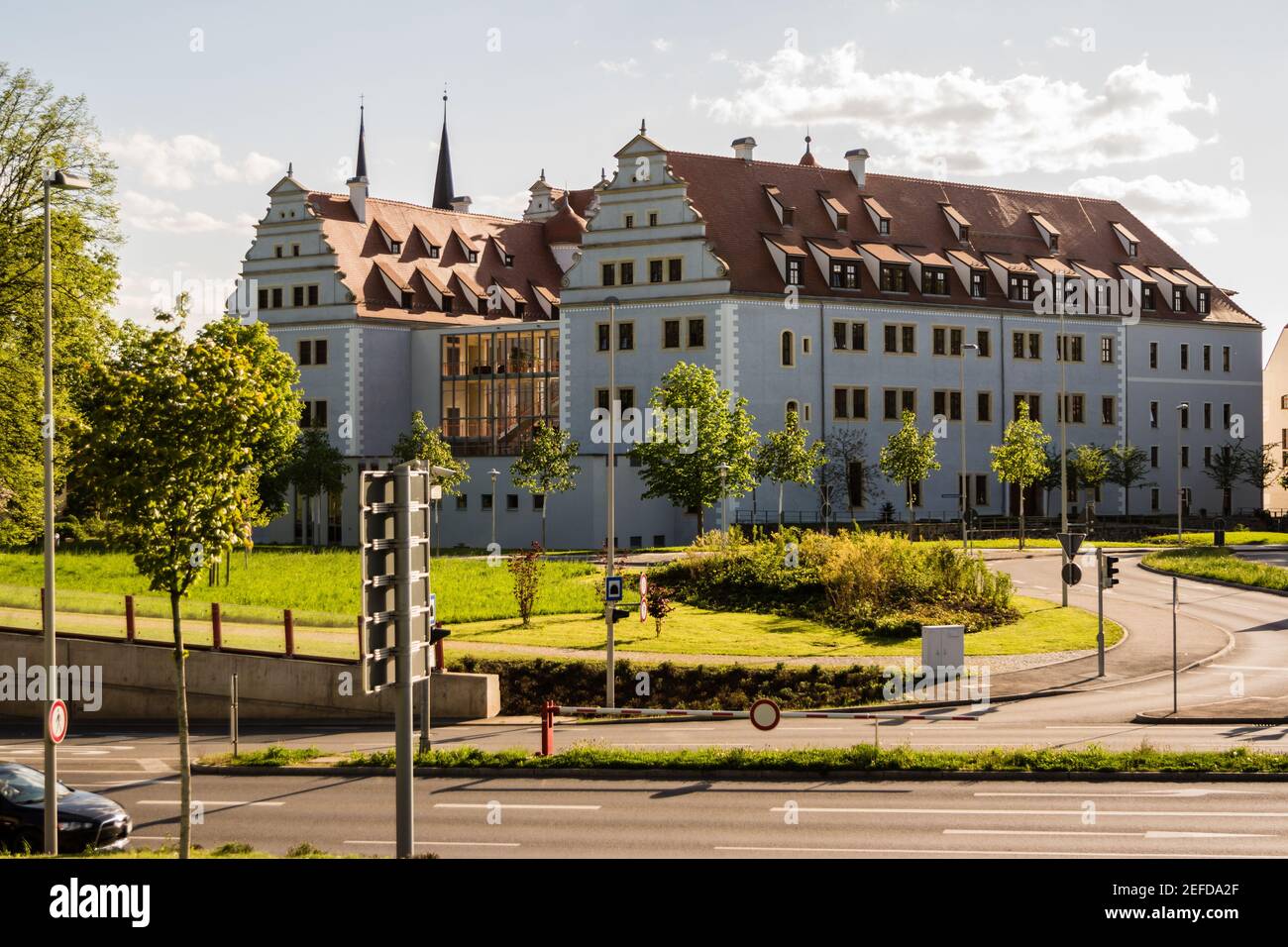 Schloss Osterstein in Zwickau Ostdeutschland Stockfoto