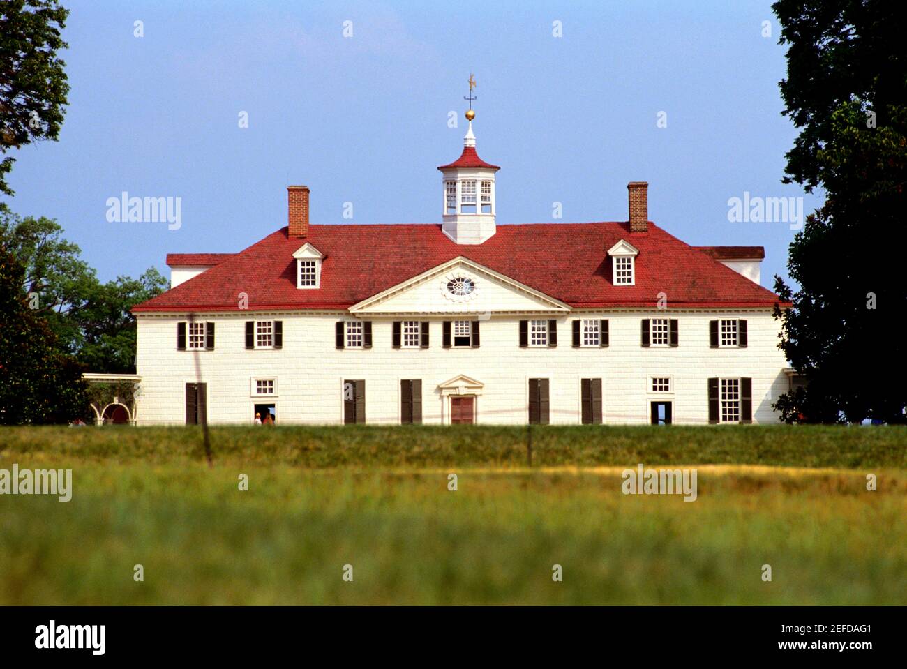 Fassade eines Hauses, Mount Vernon, Washington DC, USA Stockfoto