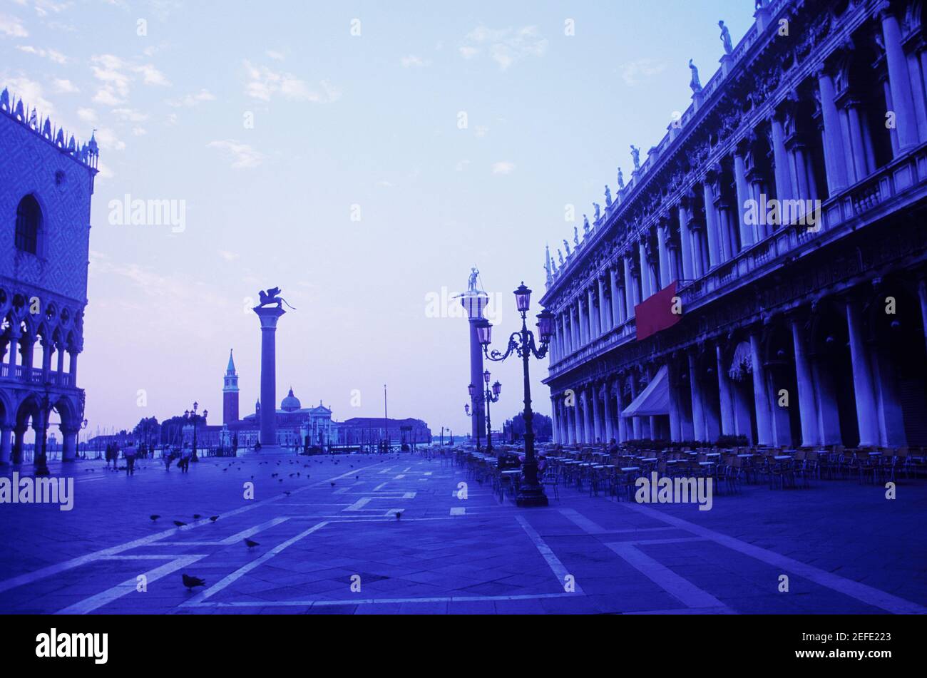 Hotel am Stadtplatz, St. MarkŽs Platz, Venedig, Venetien, Italien Stockfoto